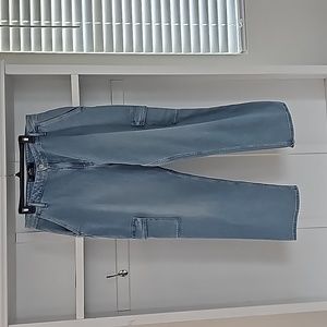 Hollister ultra high rise dad jean size 16